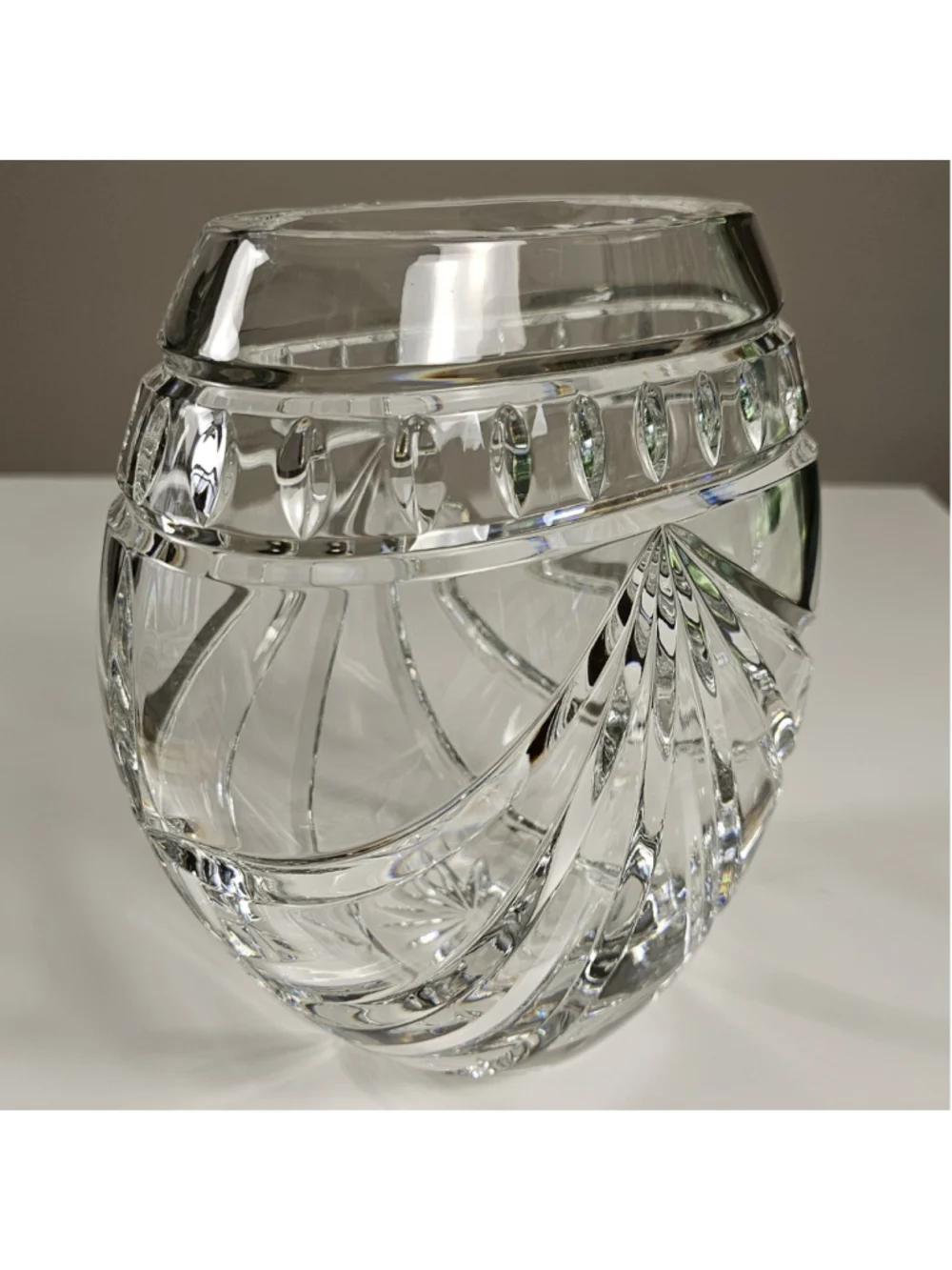 Waterford Crystal Overture Rose Vase 7.5